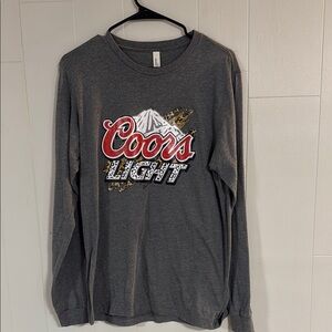 Colors Light Gray Long Sleeve Tee